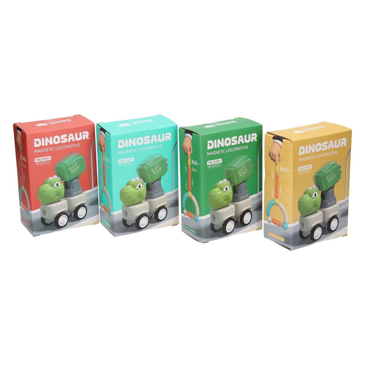 Juego de imanes dinosaurio, 8 uds.