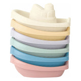 Barcos de baño en colores pastel, 6 uds.