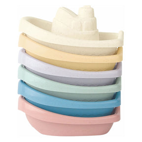 Barcos de baño en colores pastel, 6 uds.