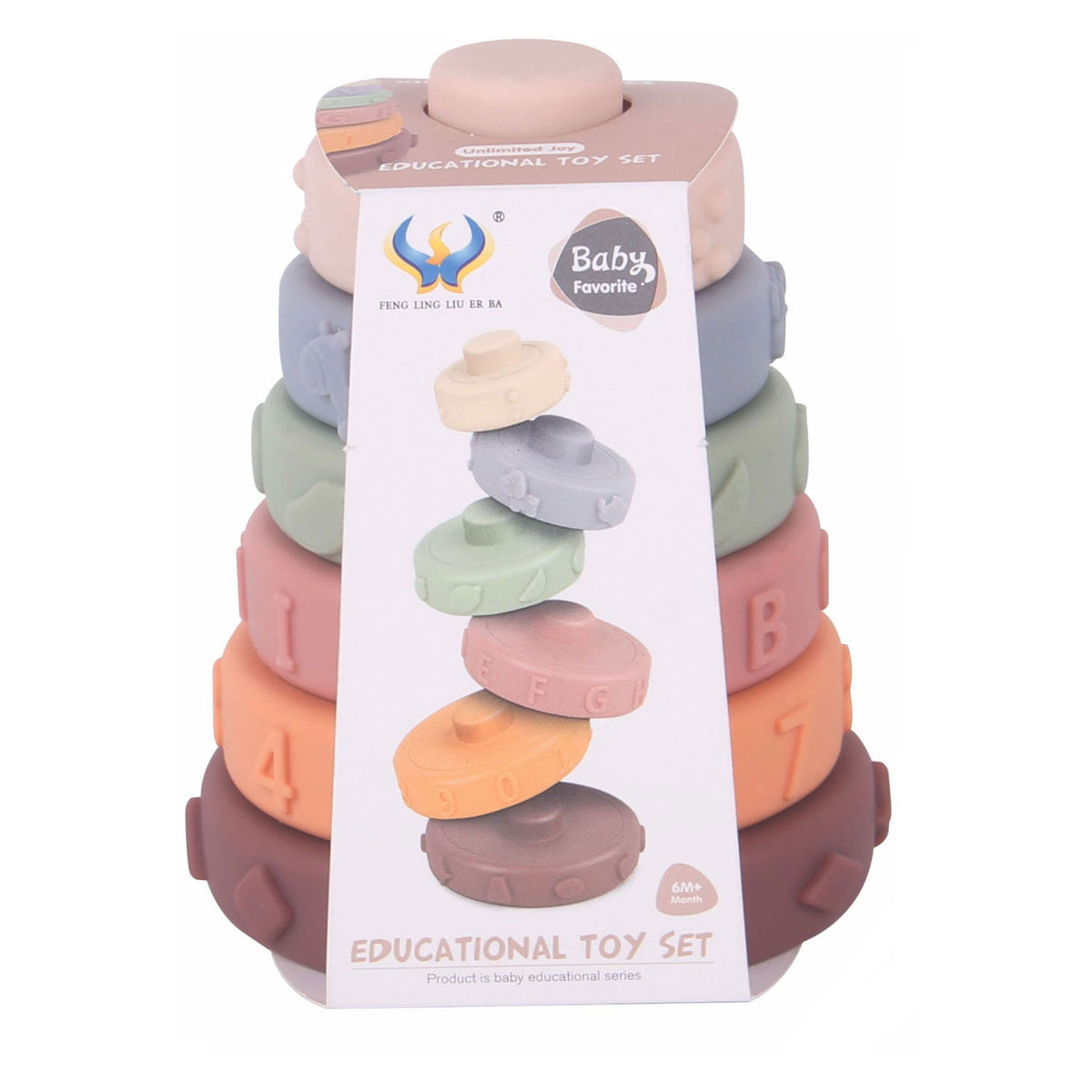 Baby Stack Tower pastel