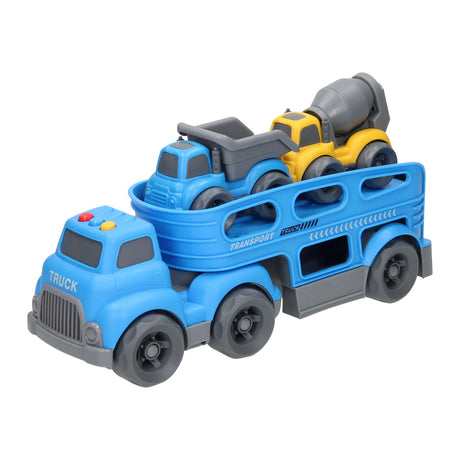 Lobbes Toys BV Transporter vehículos de trabajo con sonido - azul