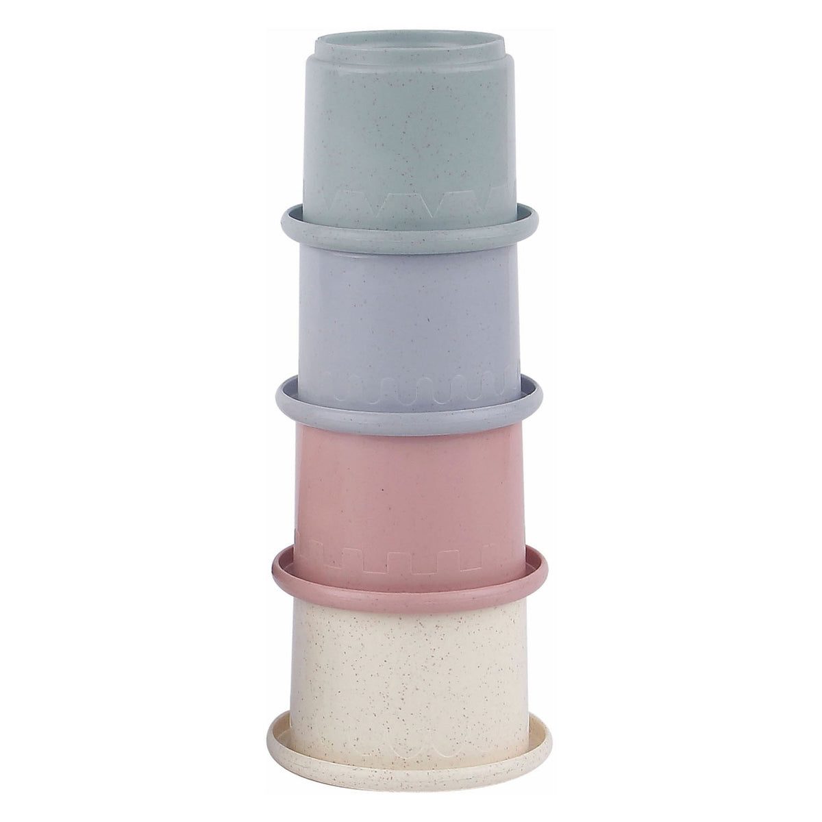 Vasos apilables pastel, 4 uds.