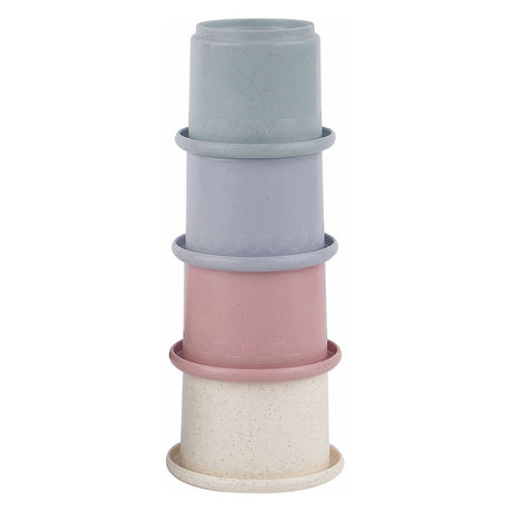 Vasos apilables pastel, 4 uds.