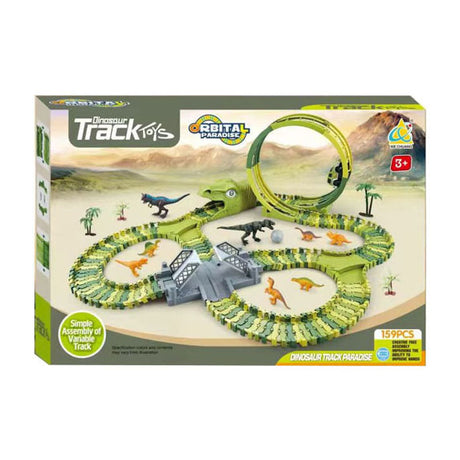 Dinotrack con juego de juegos de bucle