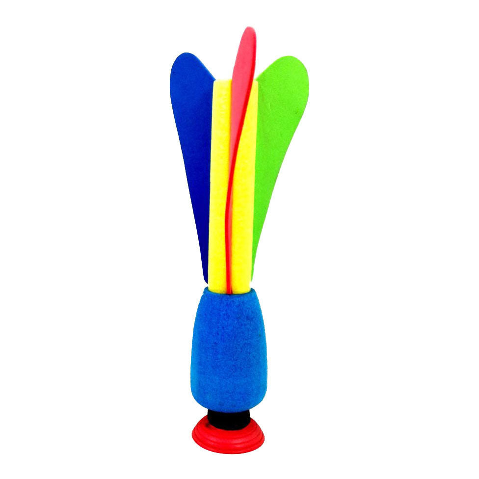 Lanzar dardo con ventosa