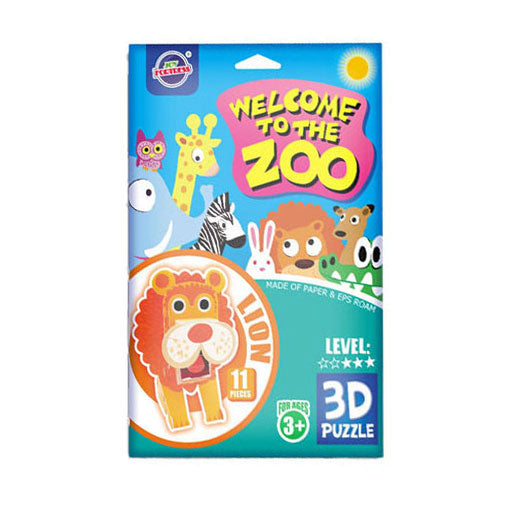 Kit de construcción león 3D