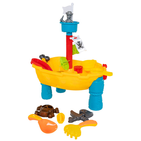 Mesa freática barco pirata con accesorios.