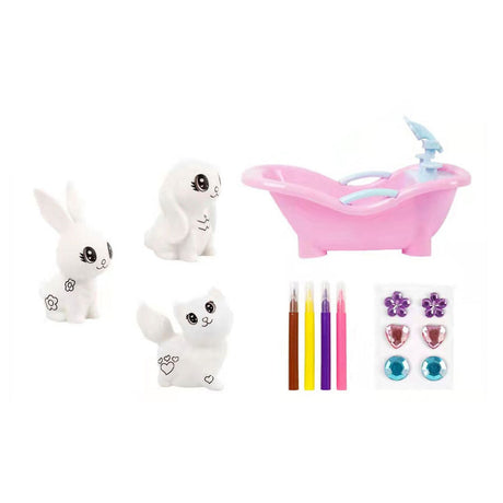 Scribble crubbie animales para colorear con baño