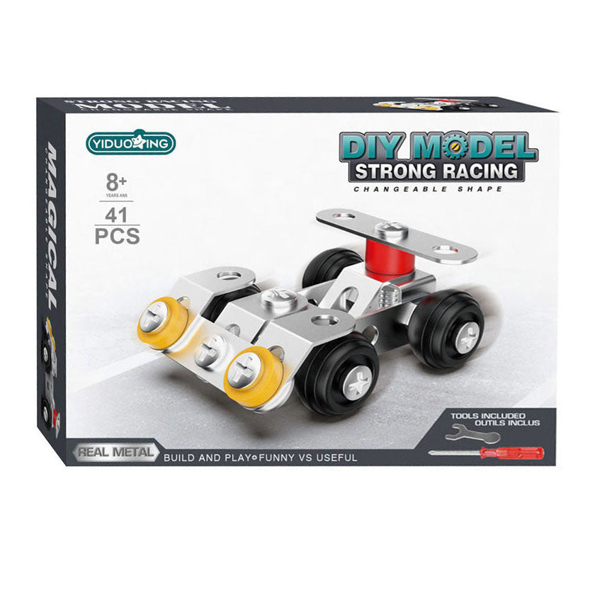 Set de construcción de metal para coche, 41 piezas.