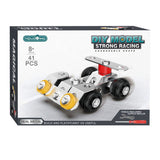Set de construcción de metal para coche, 41 piezas.