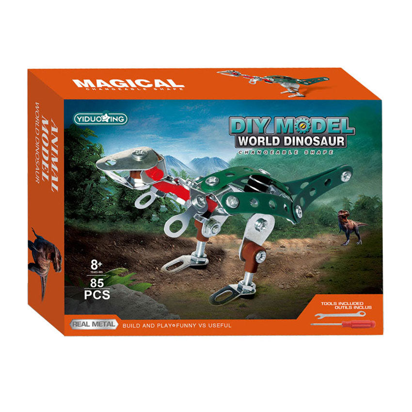 Set de construcción de metal raptor, 85 piezas.