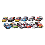 Juego de coches de metal, 12 piezas.