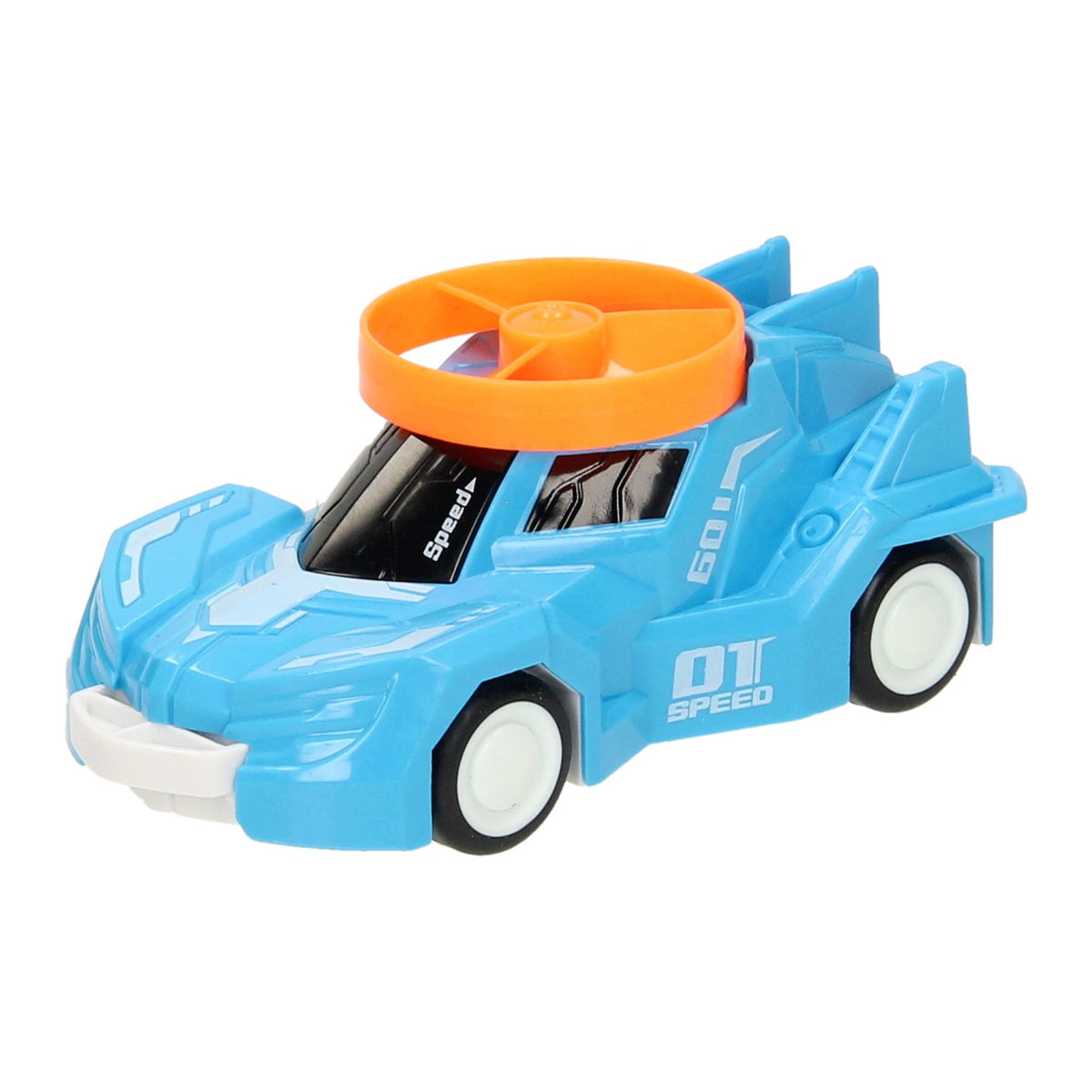 Coche con hélice de disparo.