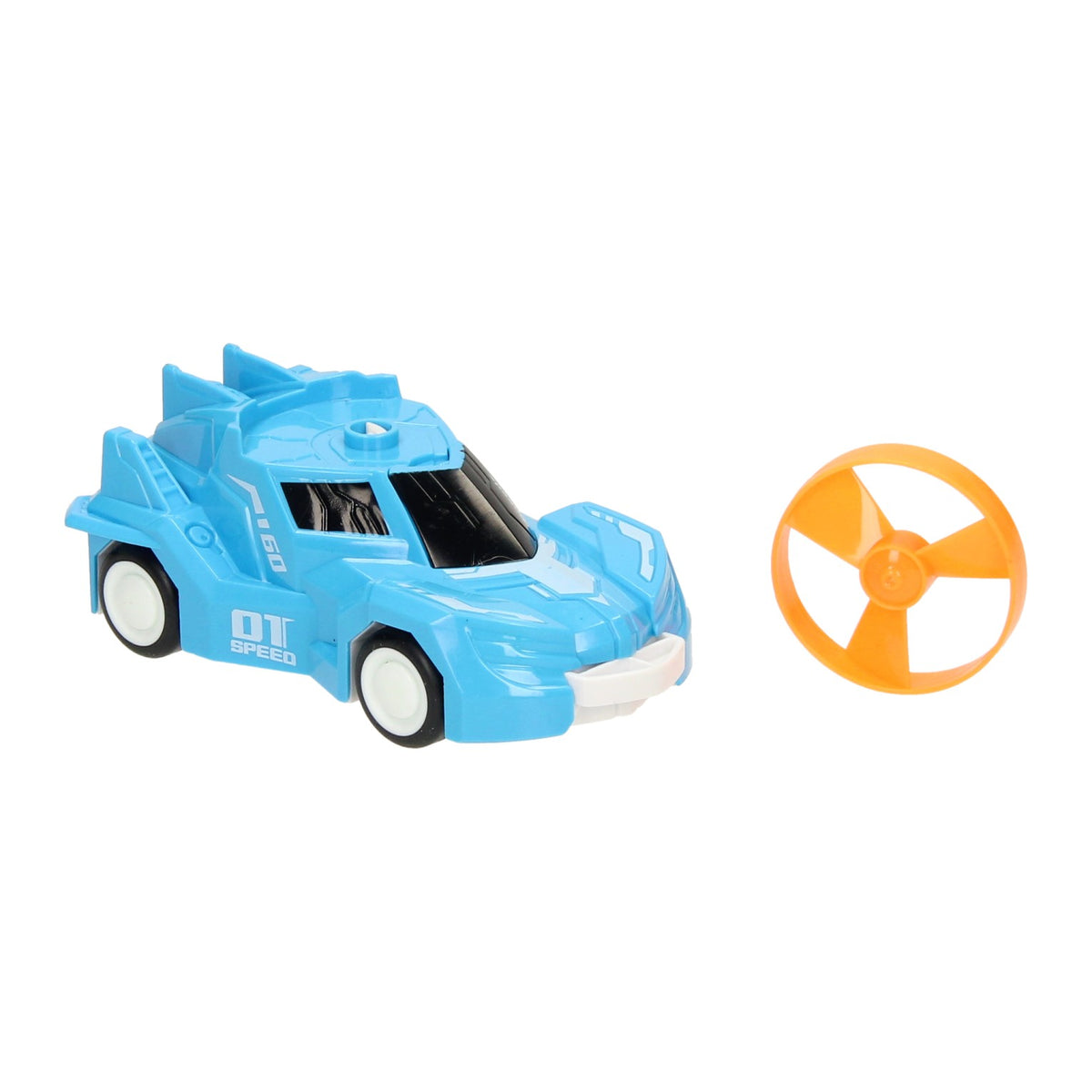 Coche con hélice de disparo.