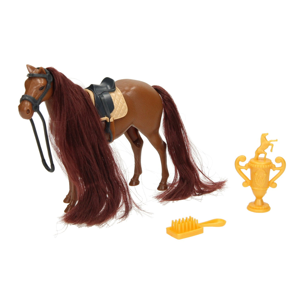 Caballo con peine y copa.