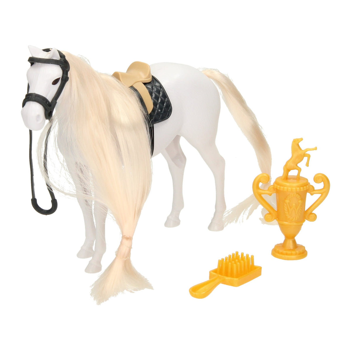 Caballo con peine y copa.
