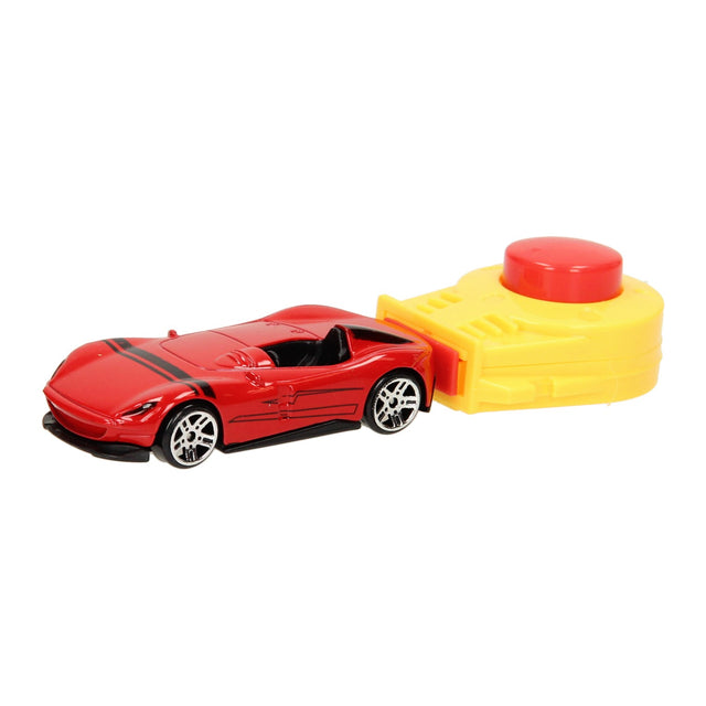 Juego de disparos de coches de metal.