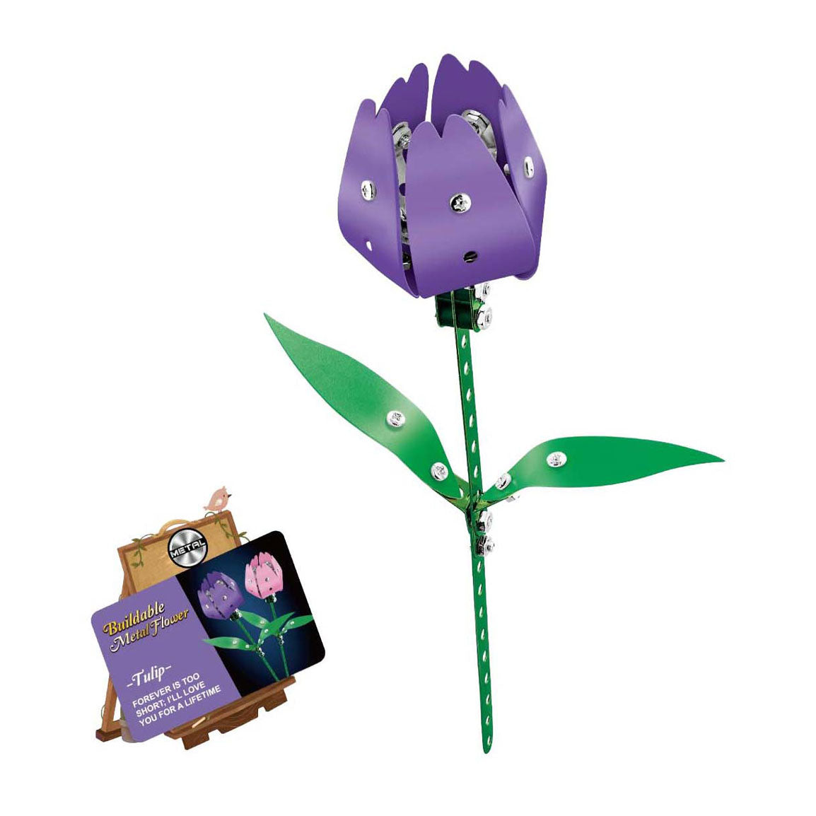 Set de construcción de metal Lobbes tulipán
