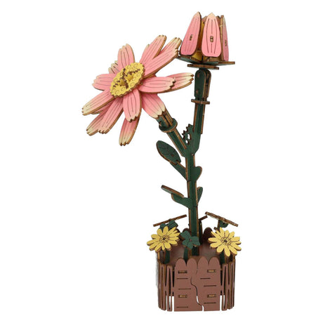 Juguetes Lobbes, por ejemplo, juego de construcción de madera Lobbes Daisy 3D - juguetes educativos flores.