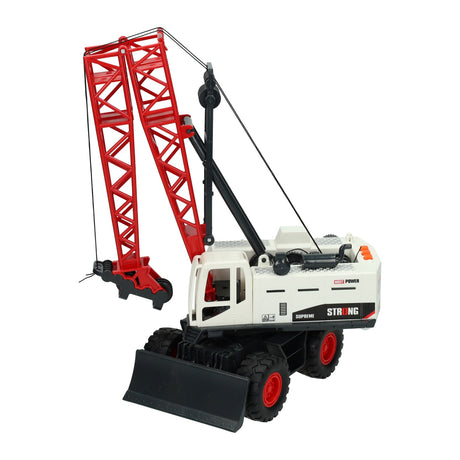 Camión grúa de construcción Lobbes con sonido ligero.