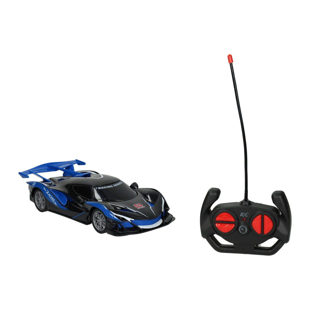 Coche de carreras RC azul