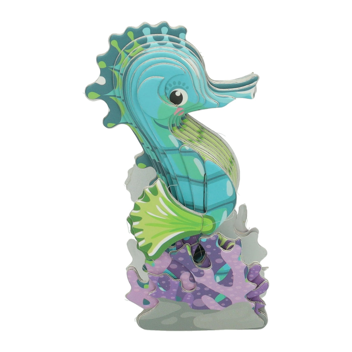 Rompecabezas modelo 3D DIY - caballito de mar