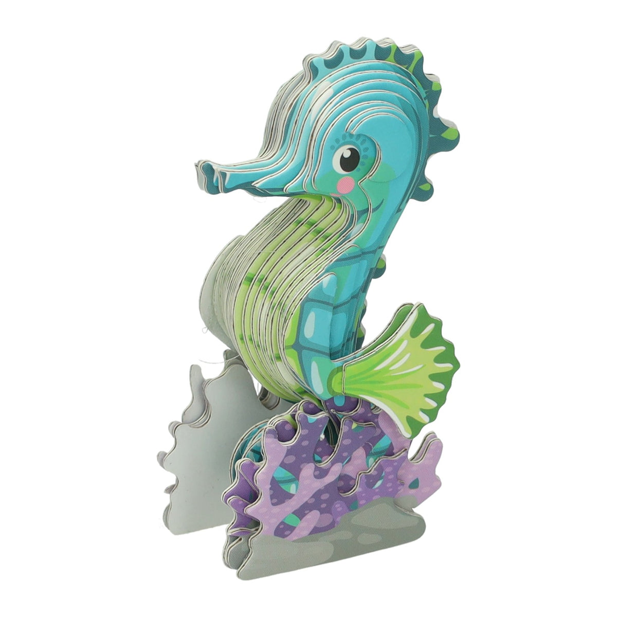 Rompecabezas modelo 3D DIY - caballito de mar
