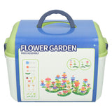 Juego de construcción de flores - 123 piezas.