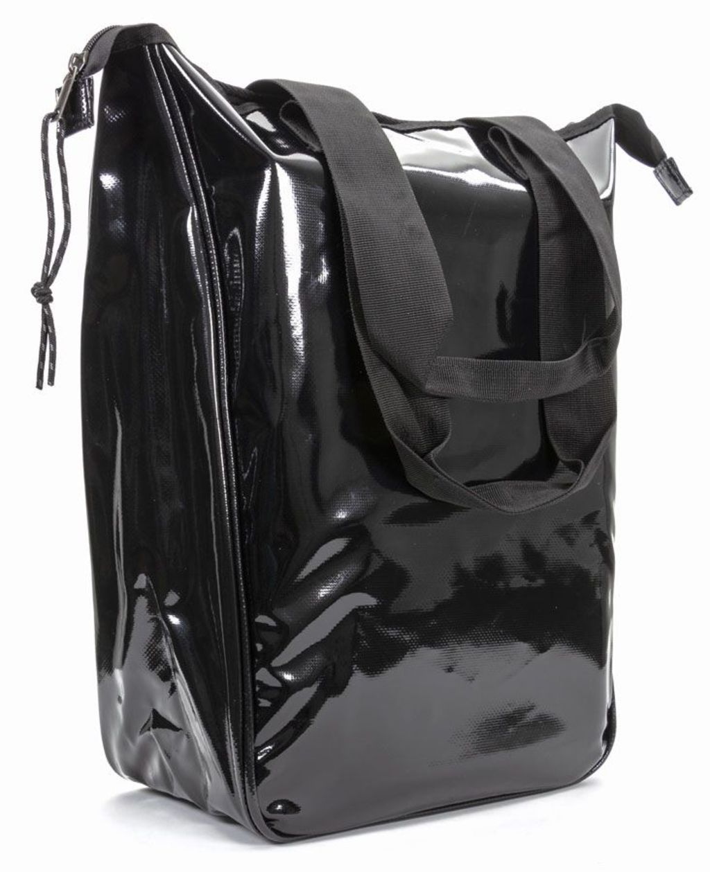 Bolsa de albahaca individual sin imprimir negra de 10 piezas