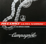 Cadena Campagnolo récord ultraestrecha de 10 velocidades