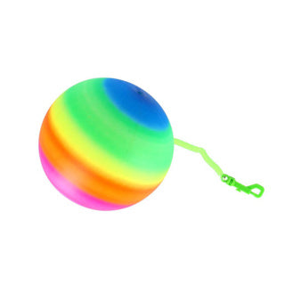 Bola del arco iris con cuerda | 4 piezas