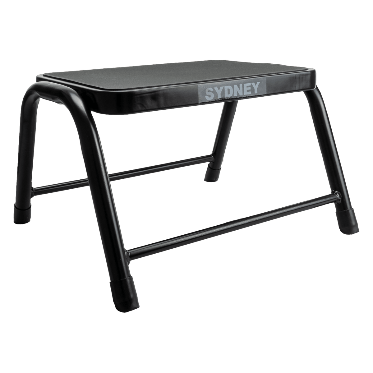 Taburete de acero Sydney negro