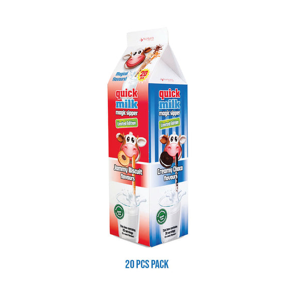 Cartón de leche de leche rápida (12x 20 piezas)