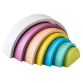 arcoiris de madera
