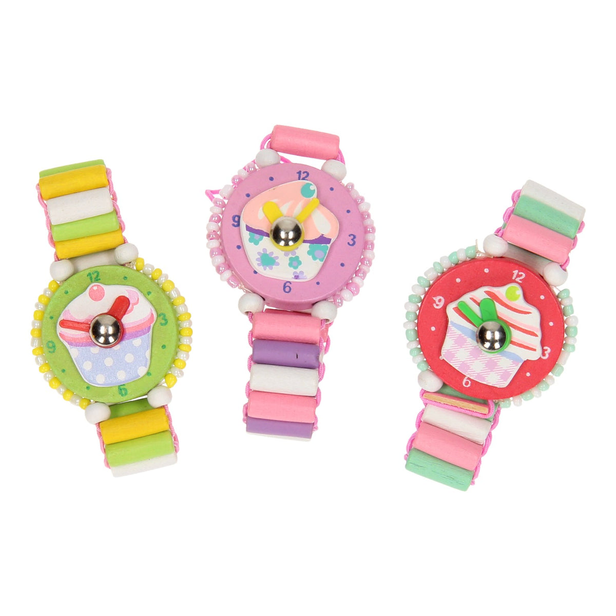 Magdalena de reloj de madera
