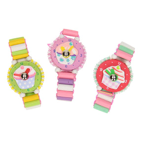 Magdalena de reloj de madera
