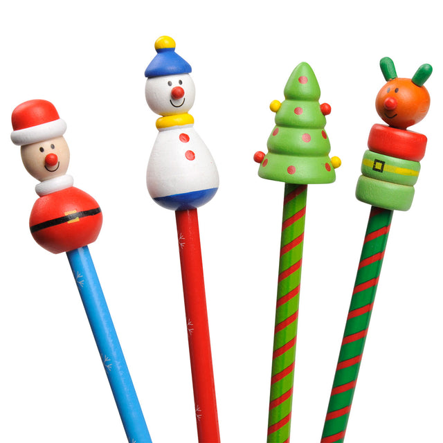 Lápiz de madera Navidad