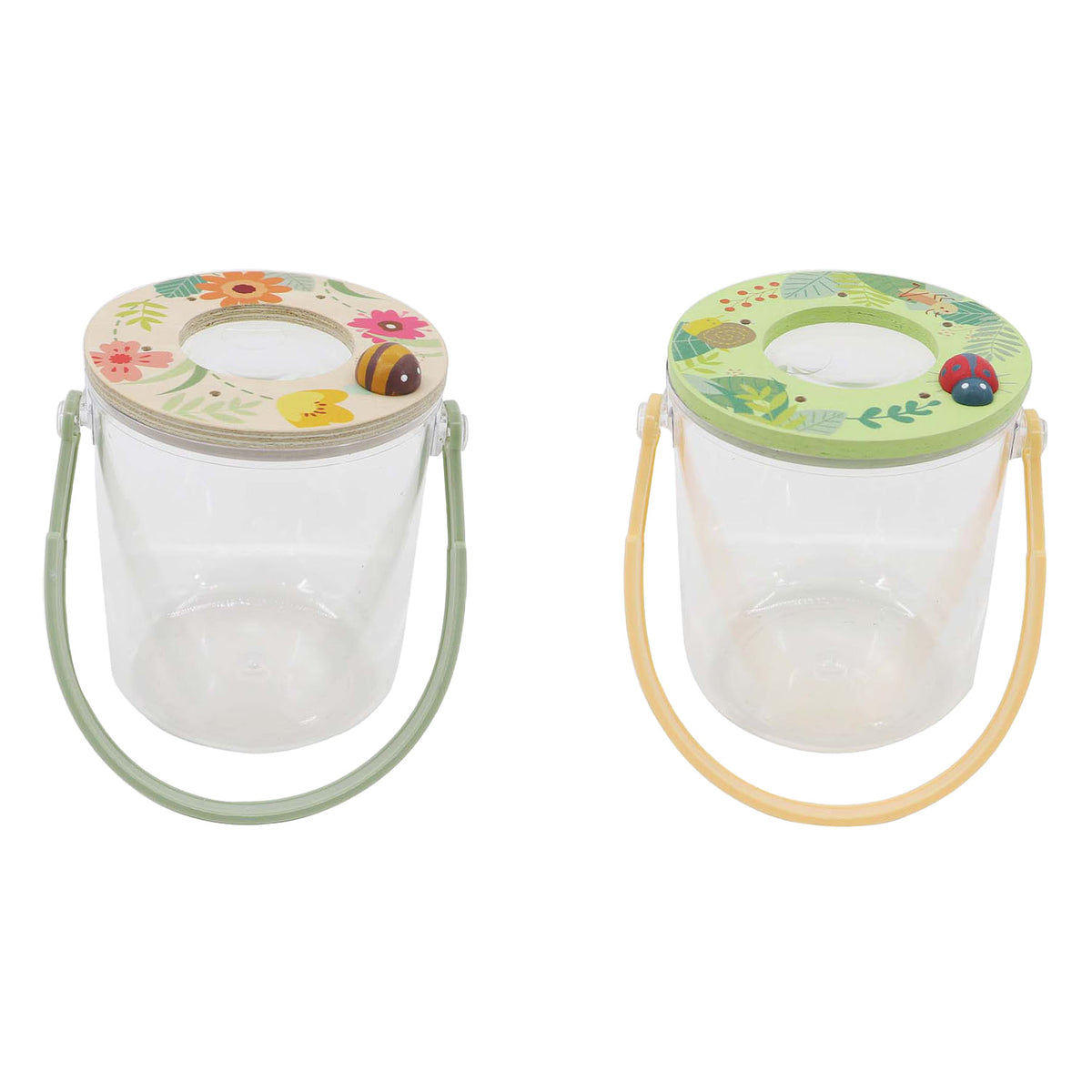 Maceta para insectos con lupa