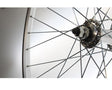 Rueda delantera 20x1.75 aluminio plata en blanco