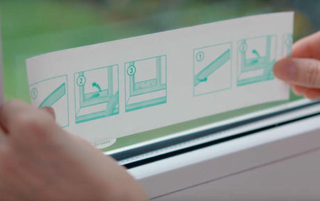 Bsi aeroxon atrapamoscas para ventanas - tira adhesiva transparente - 4 piezas