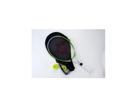 Raqueta de tenis Engelhart con funda y 2 pelotas - verde