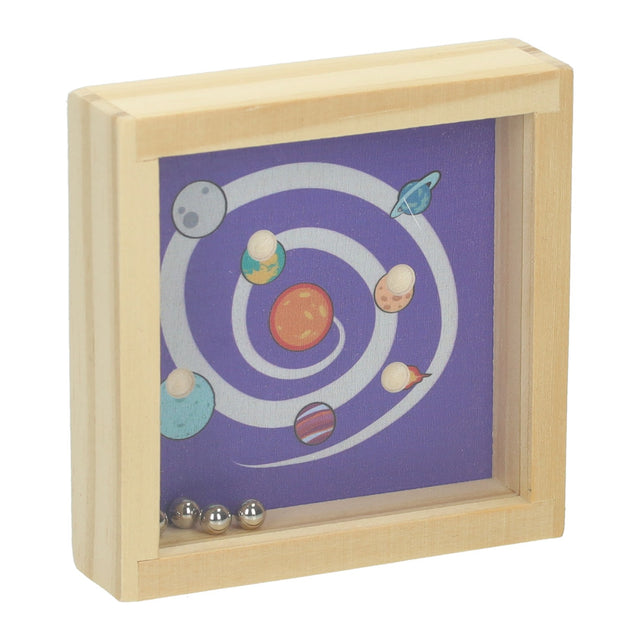 Houten geduldspel planeten