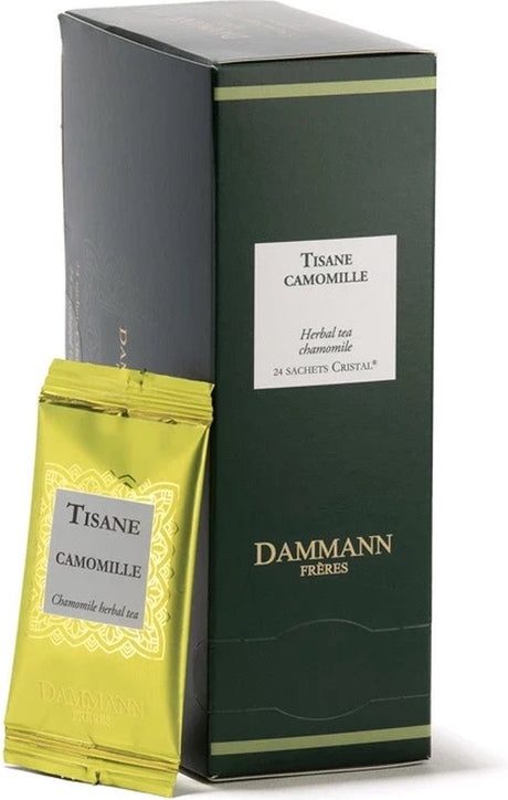 Dammann frères - manzanilla - 21 bolsitas de té de cristal - té de hierbas
