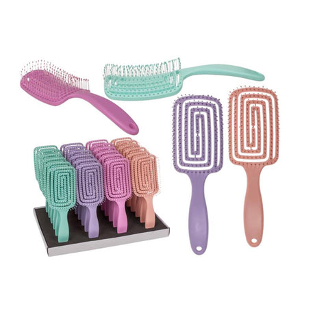 Ootb cepillo para el pelo flexible 23x10x2,5cm