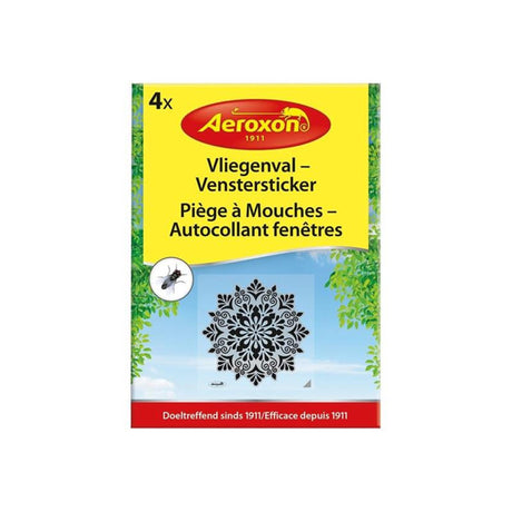 Bsi aeroxon atrapamoscas adhesivo para ventana adhesivo para ventana 4 piezas