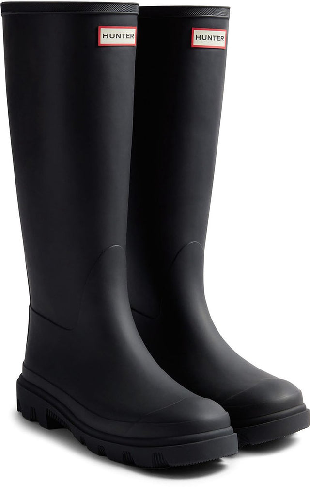 Botas de lluvia unisex Hunter downpour tall boot - negro