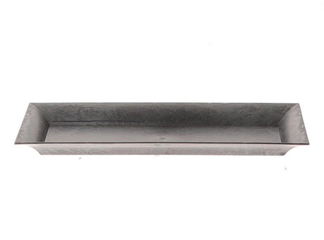 Hbx bandeja living natural melamina 36x17xh2,5cm gris