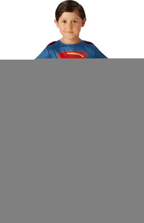 Rubies traje de disfraces de rubie liga de la justicia superman junior azul talla 140