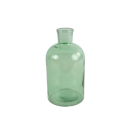 Countryfield chany jarrón boticario botella s verde 14x14x27cm