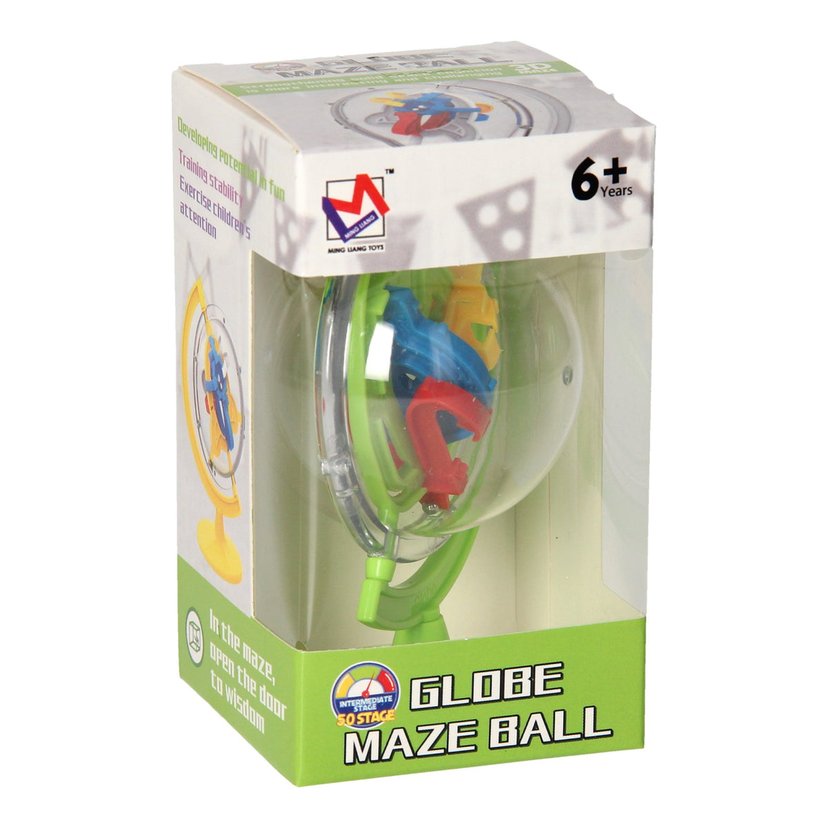 Maze de juego de paciencia en Globe